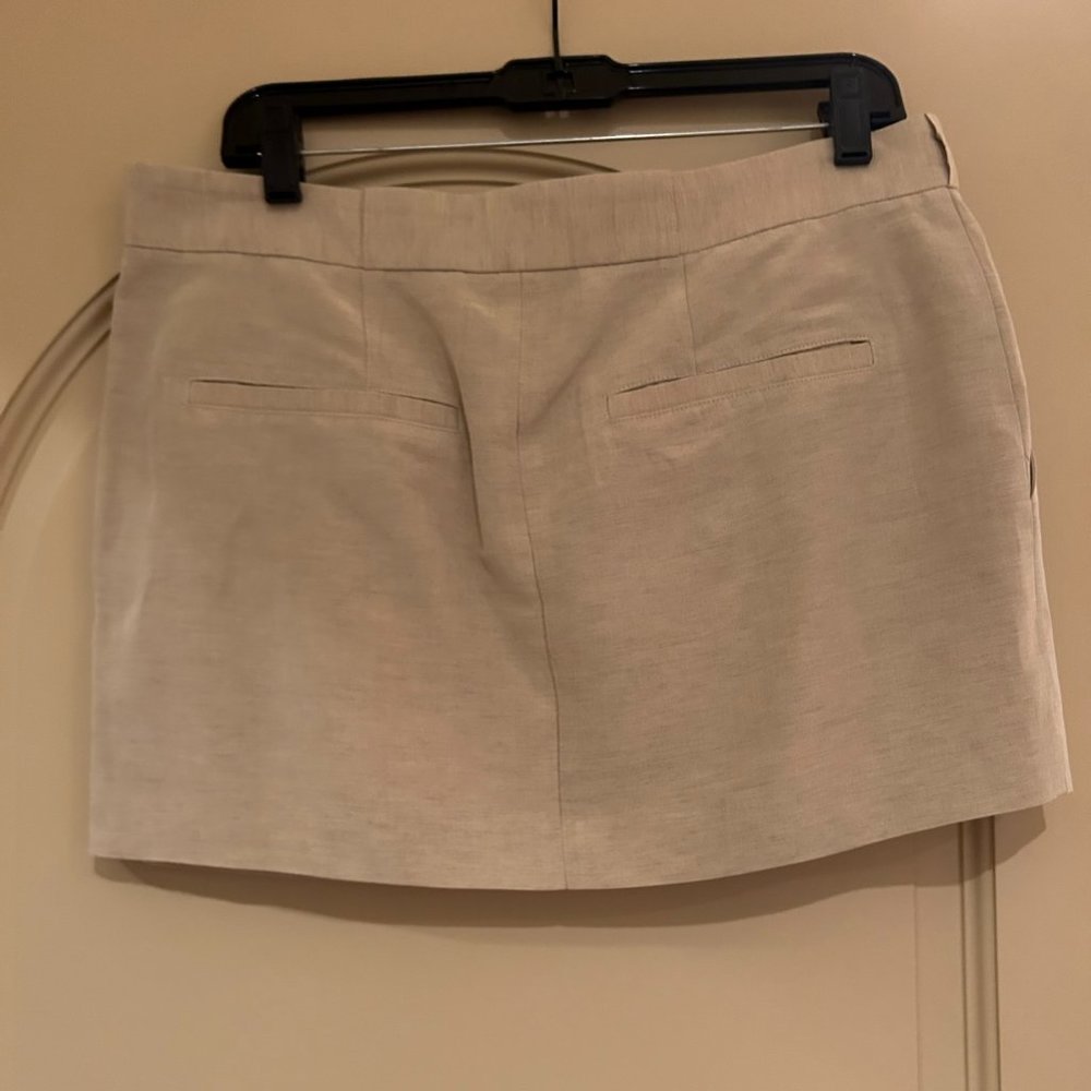 Theyskens' Theory Linen Short Skirt